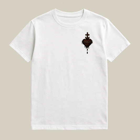 graphic white tee